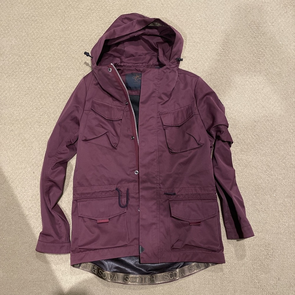 Scotch and Soda Burgundy Parka